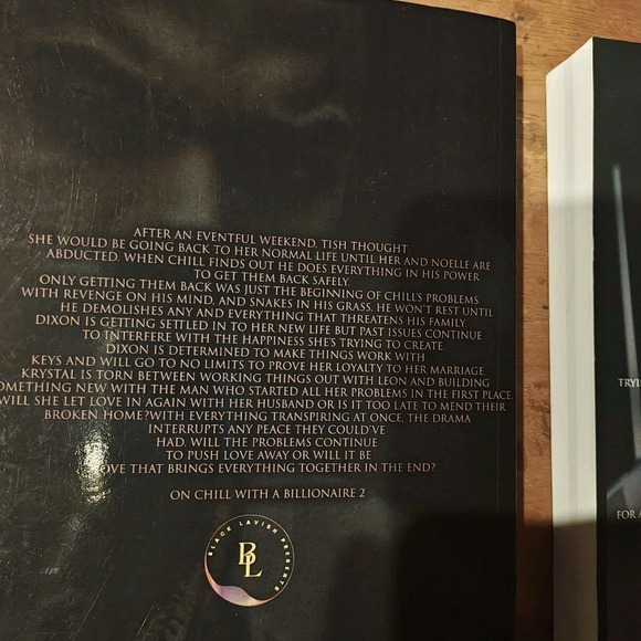 On Chill with a Billionaire 2 and 3 9798878398398 9798882983955 Black Lavish - Picture 5 of 8